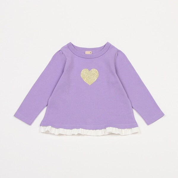 【リンク/GOODPRICE】チビフリル長T（キッズサイズ）