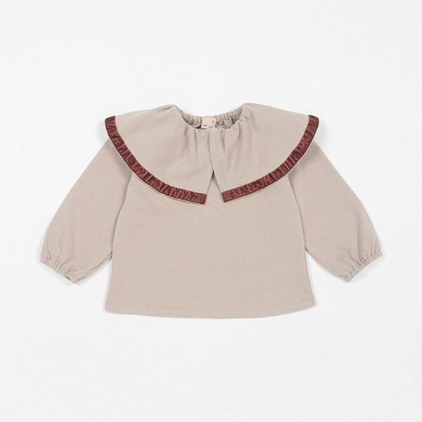 【リンク】フリル衿長袖Tシャツ（キッズサイズ）