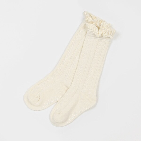 レースハイソックス