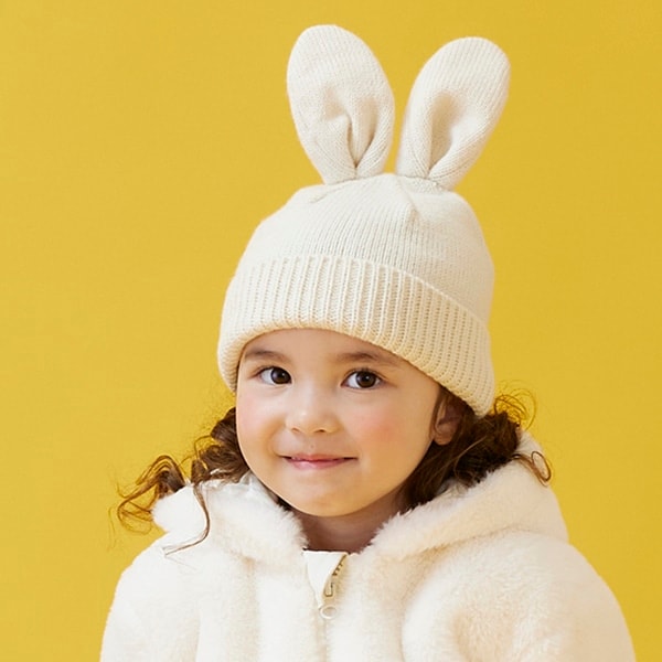 耳つきニットキャップ