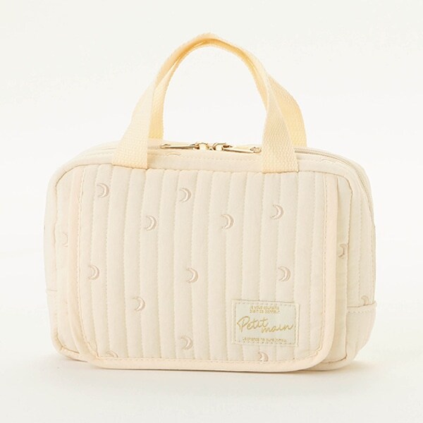 総柄刺しゅうマルチポーチ