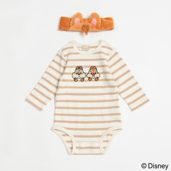 【Disney】ボーダーロンパース