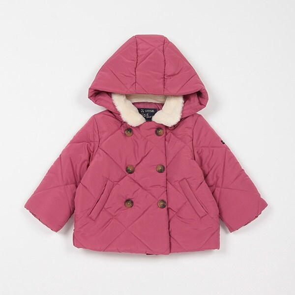 バックフリル中綿ジャケット