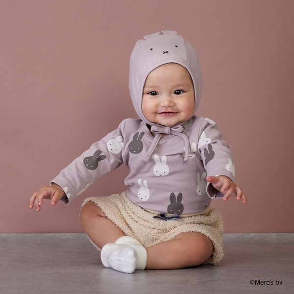 【dick bruna/シアバター】ロンパース・帽子セット