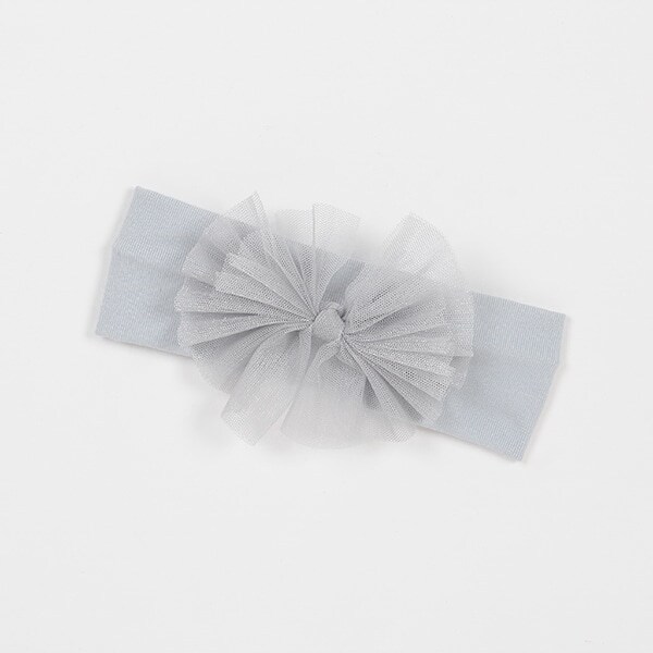 チュールリボンつきヘアバンド