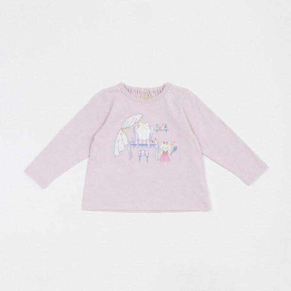 アソート刺しゅう長袖T