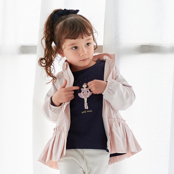 【撥水加工】ペプラムウィンブレ