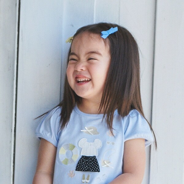 リボンヘアクリップ