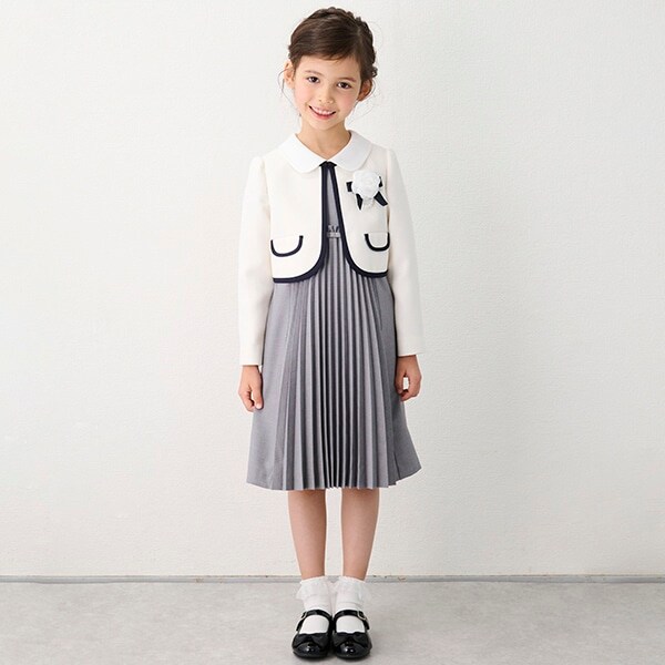 プリーツOP+パイピングJKセット