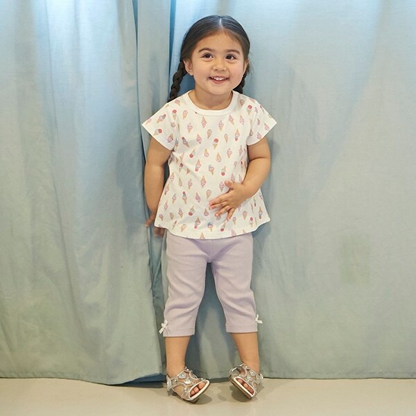 【プティプラ】GIRLS7分丈レギンス