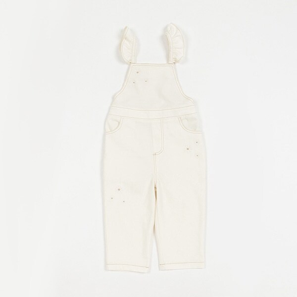 【リンク】お花刺しゅうサロペット(キッズ)