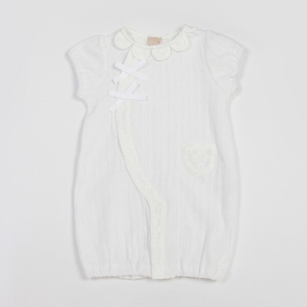 【弱酸性】スカラップ衿２WAYオール