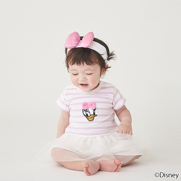【Disney】ヘアバンドつきロンパース