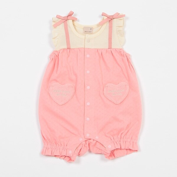 ハートポケットカバーオール