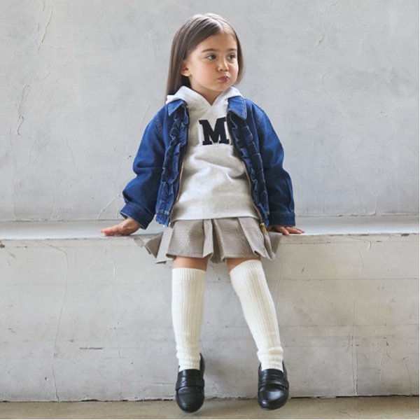 【リンク】ダブルウエストプリーツスカパン(キッズ)