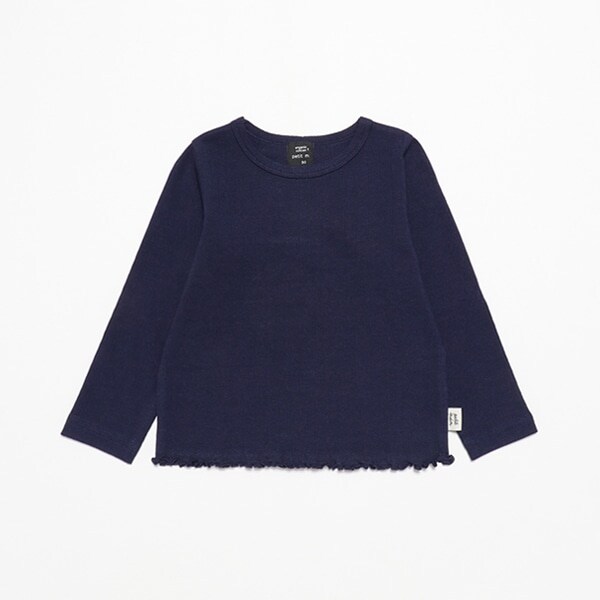 【オーガニック】ハート針抜き長袖T