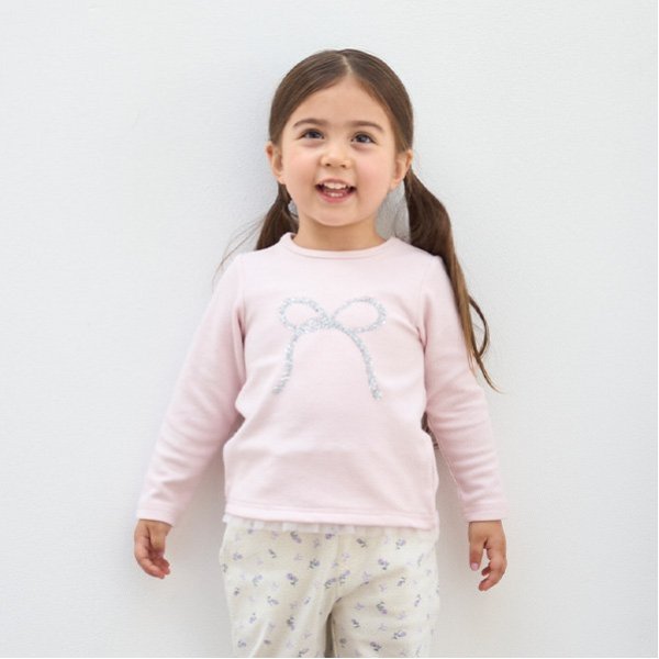 【リンク】キラキラモチーフ長T(キッズ)