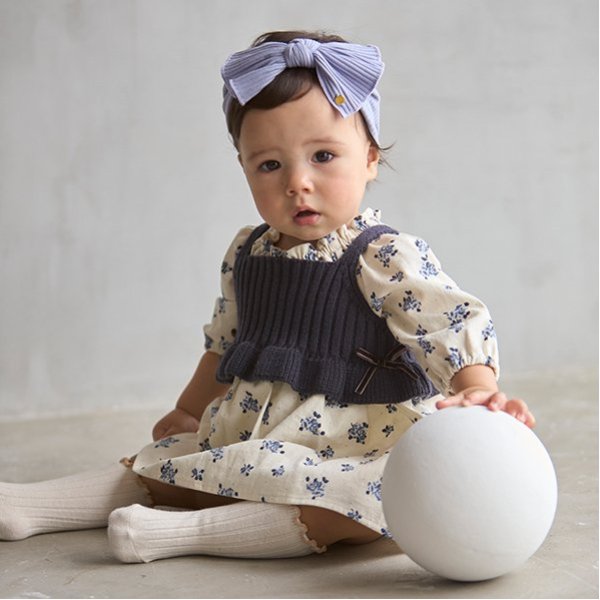 【リンク】花柄ワンピースビスチェセット(ベビー)