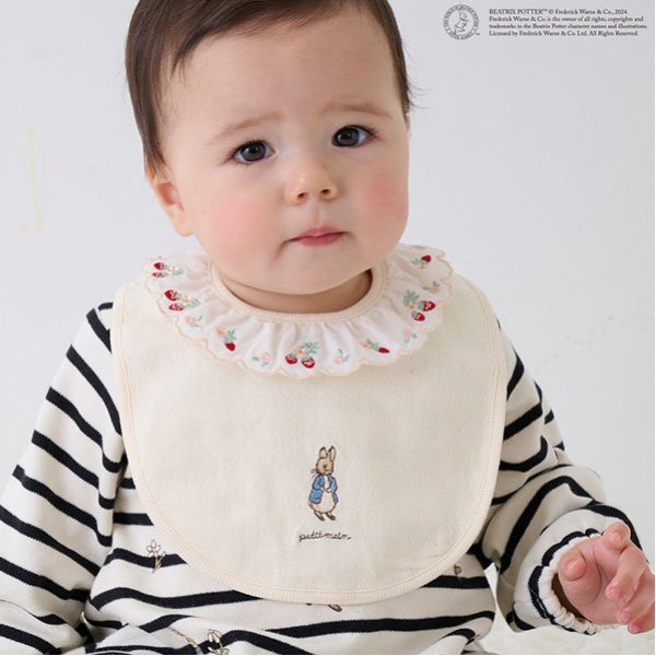 【ピーターラビット】刺しゅうレーススタイ