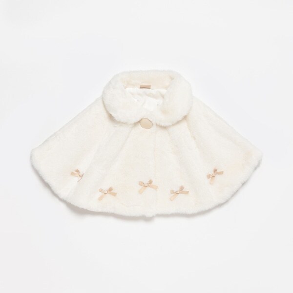 2WAY襟リボンケープ