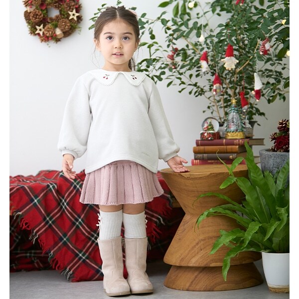 ニットプリーツスカート