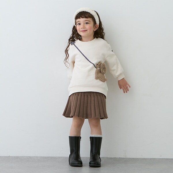 ニットプリーツスカート