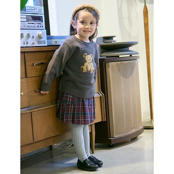 【リンク】チェックプリーツスカパン(キッズ)