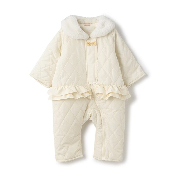 【リンク】キルトフリルジャンプスーツ(ベビー)