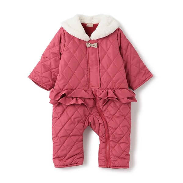 【リンク】キルトフリルジャンプスーツ(ベビー)