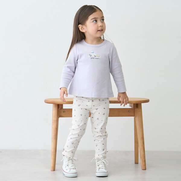 【プティプラ】GIRLS10分丈レギンス