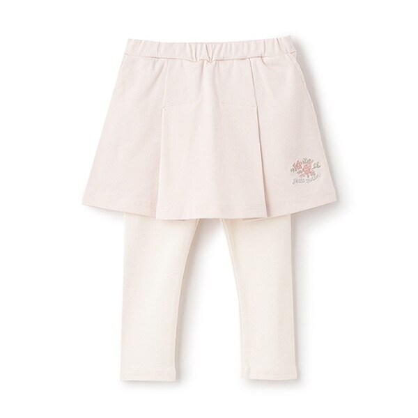 【リンク】花刺しゅうレギつきスカート(キッズ)