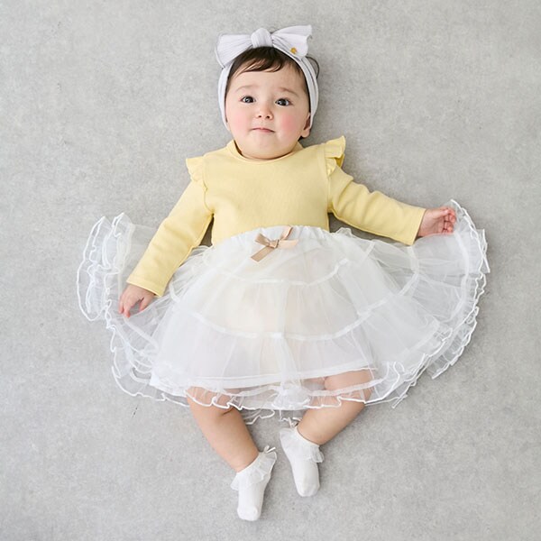 チュールスカート＋ロンパースセット