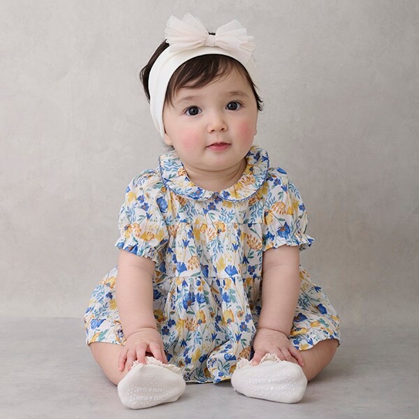 花柄チュニックパンツセット