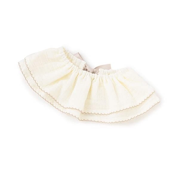 ピコミシンつきフリル衿スタイ