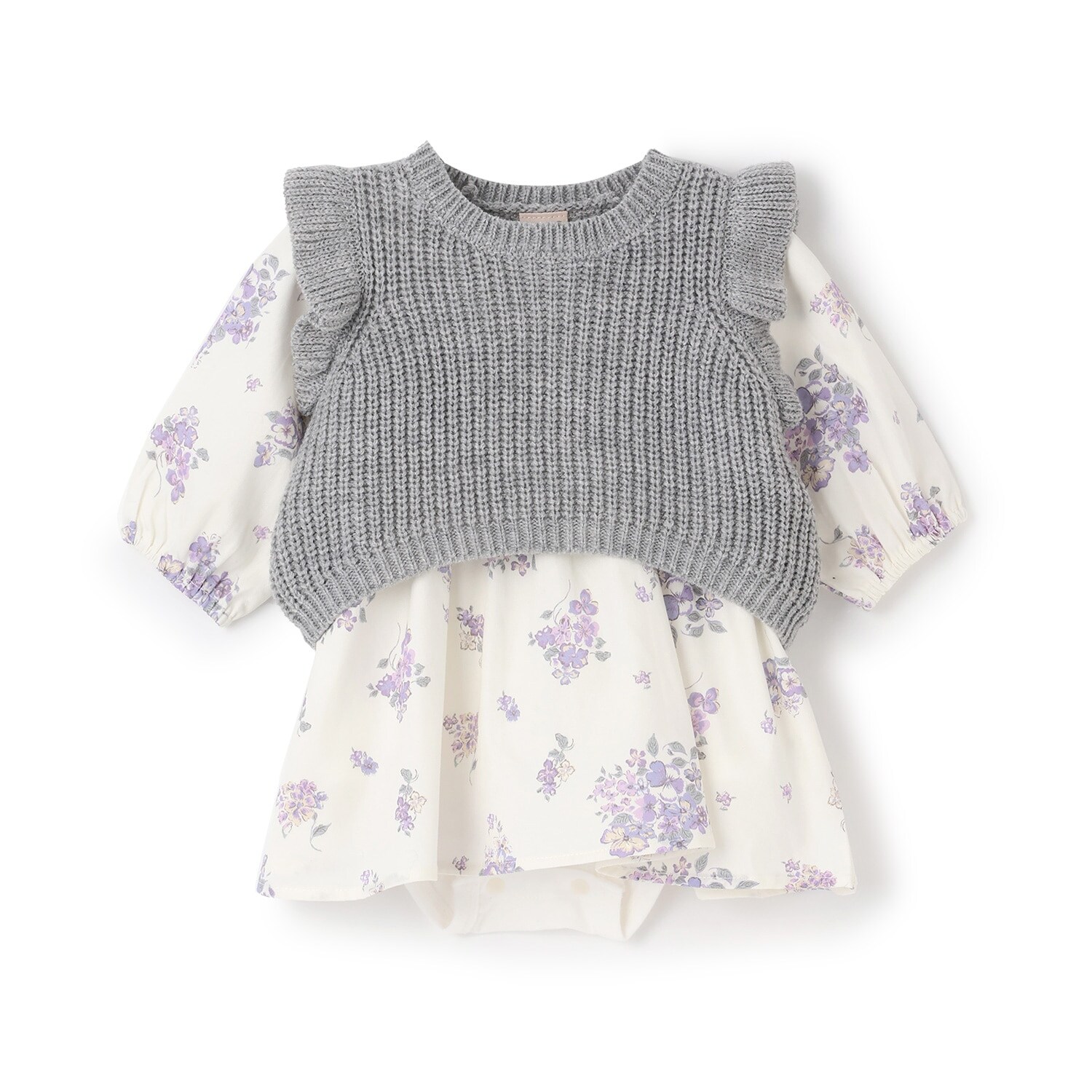 【リンク】ベストつきワンピース(ロンパース)