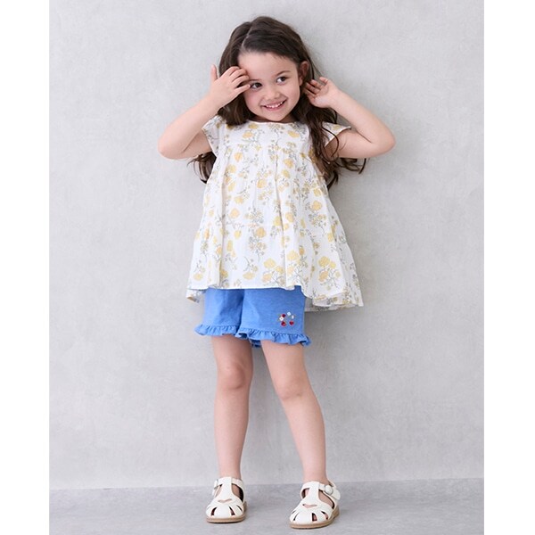 【プティプラ】フリルショートパンツ