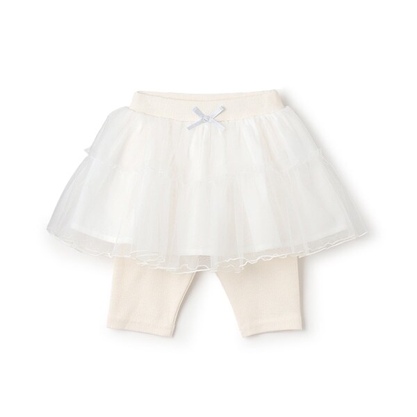 【接触冷感】5分丈レギつきチュールSK