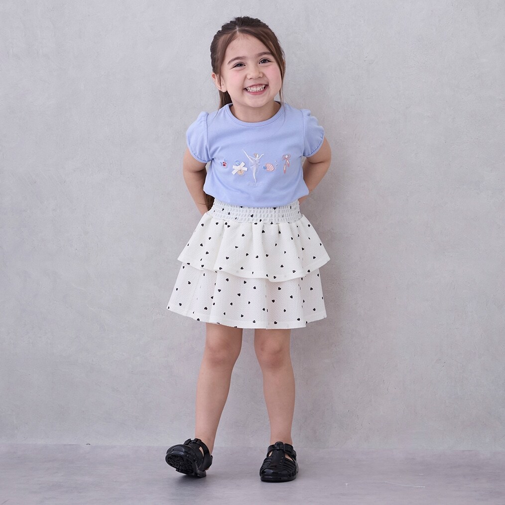 【GOODPRICE】柄フリルスカート