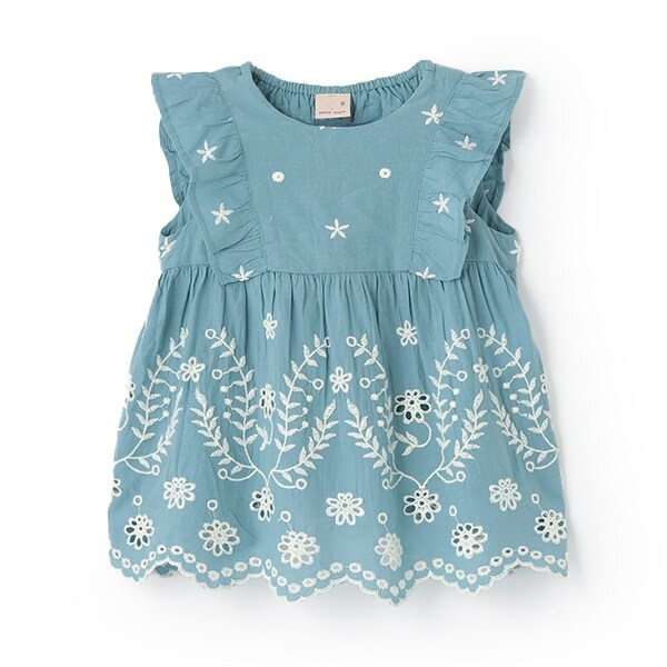 【リンク】インド綿オーバーレースチュニック(キッズ)