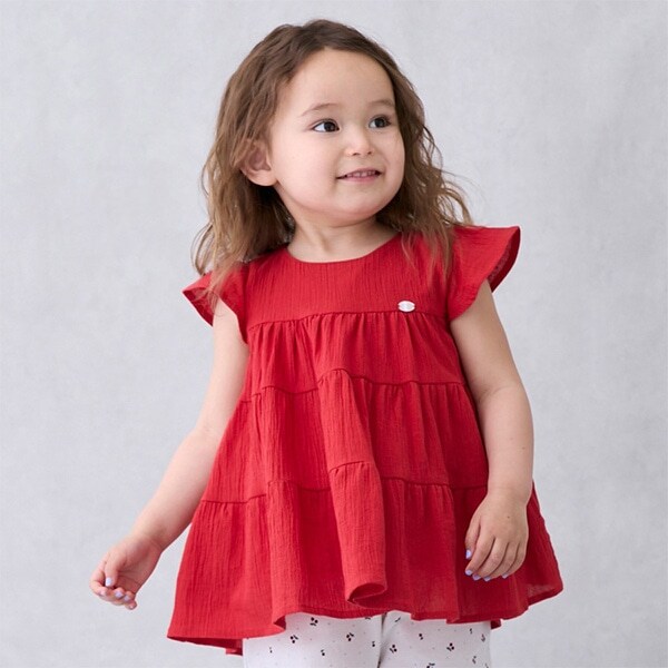 【スマイル/リンク】楊柳チュニック(キッズサイズ)