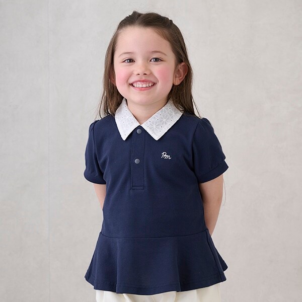 【リンク】ペプラムポロシャツ(キッズ)