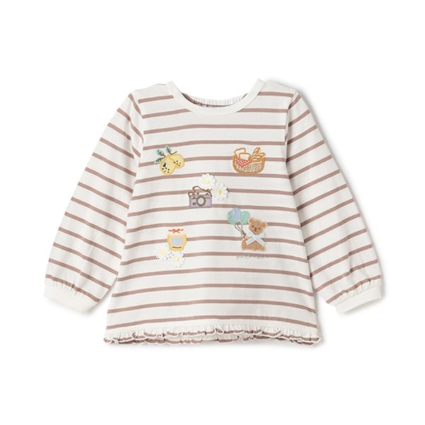 puputeteアップリケTシャツ