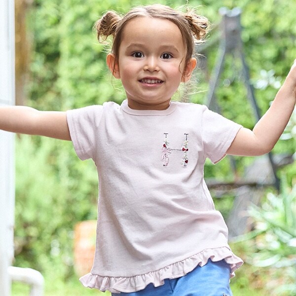 【プティプラ】アルファベットTシャツ