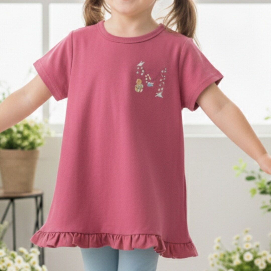 【プティプラ】アルファベットTシャツ