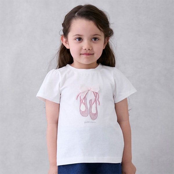 【防汚/リンク】キラキラモチーフTシャツ
