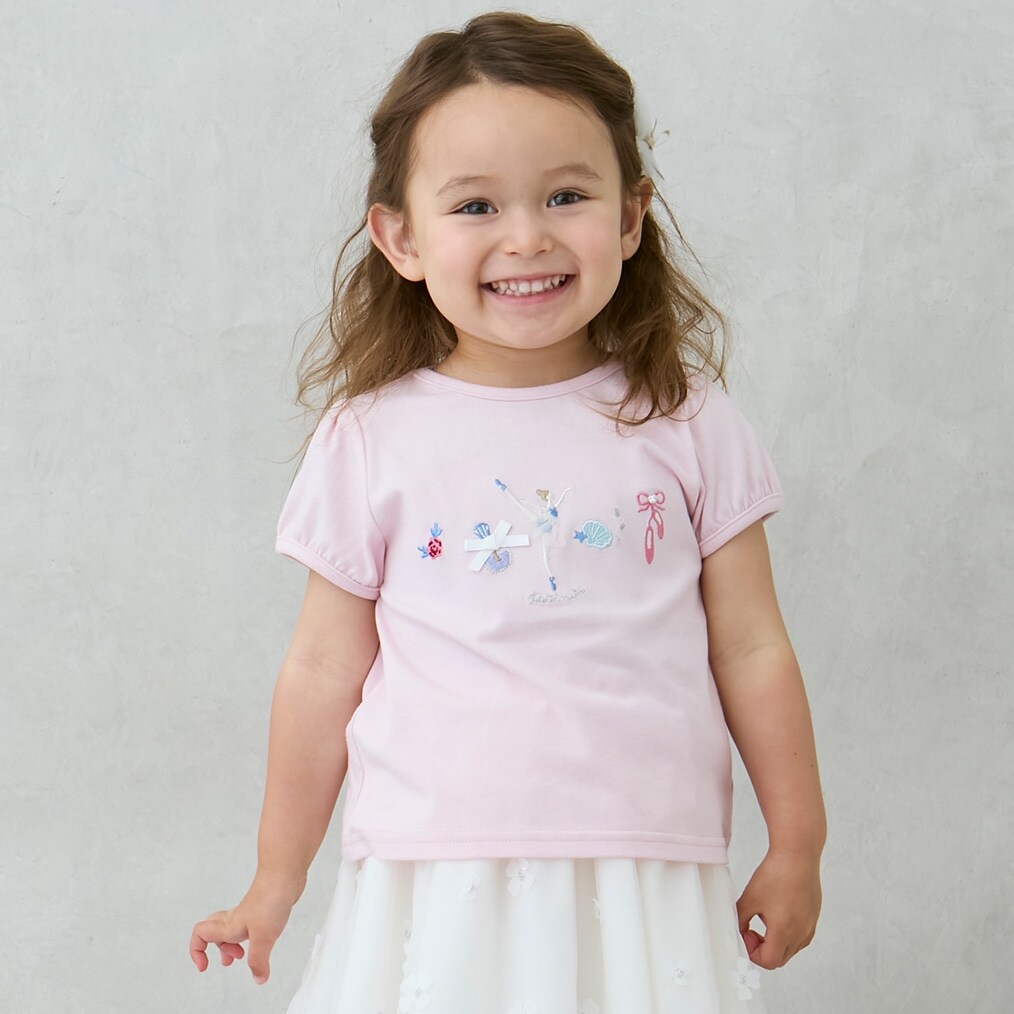 【接触冷感】バレエモチーフTシャツ