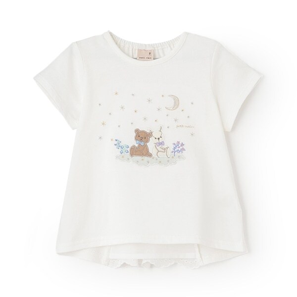 星空のpupu＆tete半袖Tシャツ