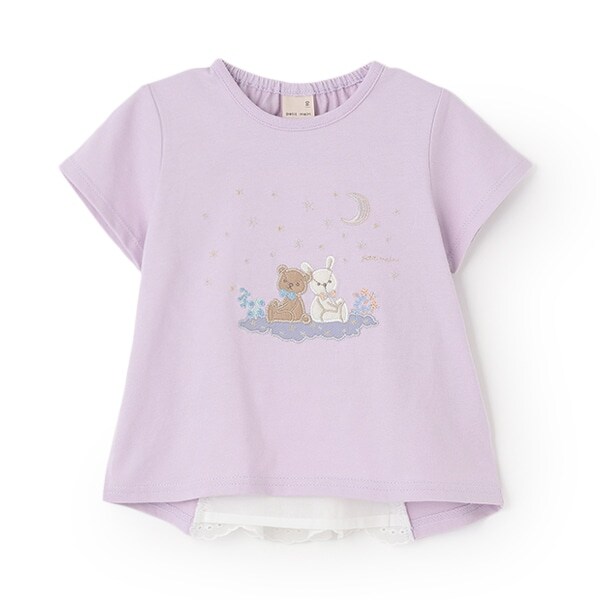 星空のpupu＆tete半袖Tシャツ