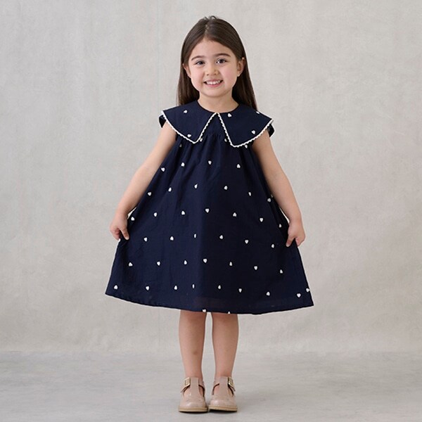 【リンク】ハート刺しゅうワンピース(キッズ)