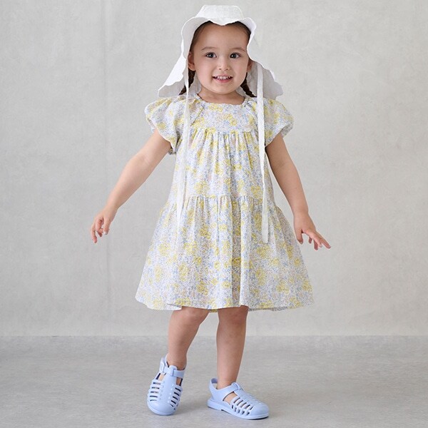 【スマイル/速乾】袖バルーンワンピ